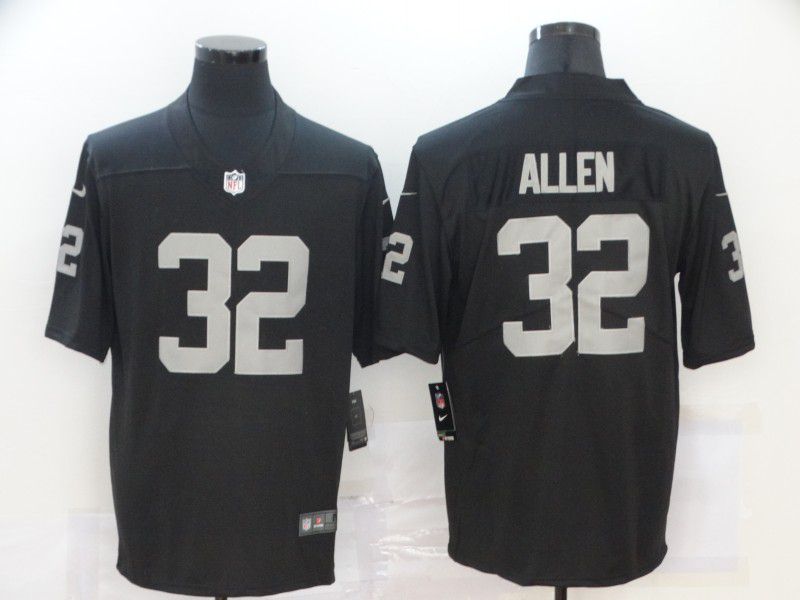 Men Oakland Raiders 32 Allen black Nike Vapor Untouchable Limited 2020 NFL Nike Jerseys